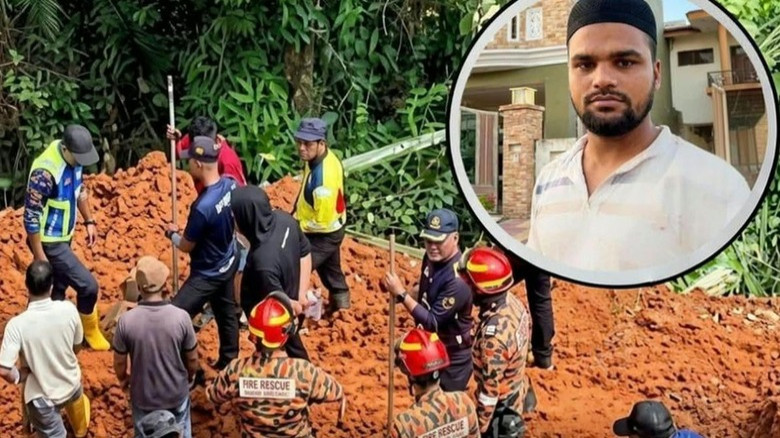 মালয়েশিয়ায় ভয়াবহ পাহাড়ধসে বাংলাদেশি যুবক ফাহাদের মরদেহ 
