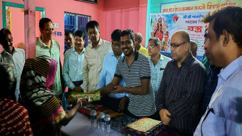 শারদীয় দুর্গাপূজা-২০২৬ উপলক্ষে নারায়ণগঞ্জে সুবিধাবঞ্চিত মানু